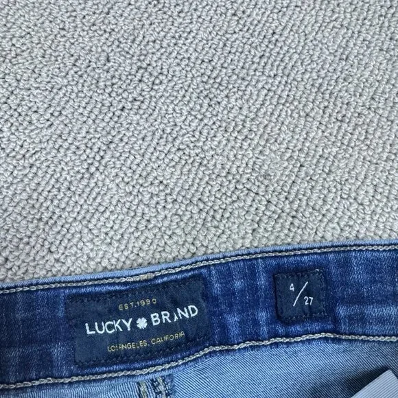 Lucky Brand Jeans Ava Crop Blue Pockets Women’s Size 4 - Picture 11 of 12